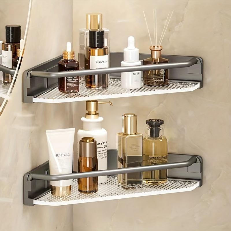 Corner Shower Caddy Triangle Shelf Wall Mounted Bathroom Storage Rack