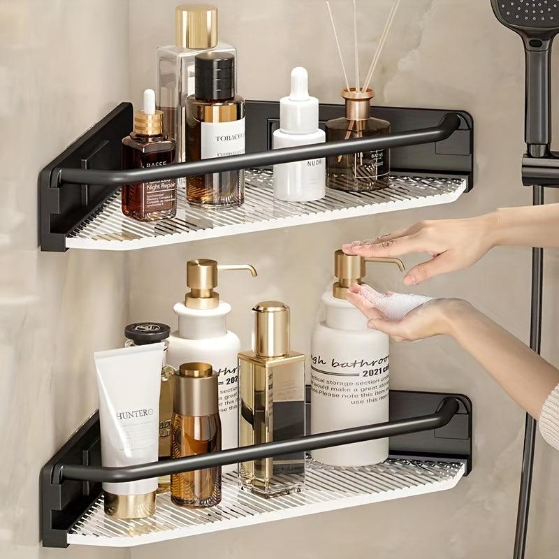 Corner Shower Caddy Triangle Shelf Wall Mounted Bathroom Storage Rack