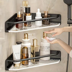 Corner Shower Caddy Triangle Shelf Wall Mounted Bathroom Storage Rack