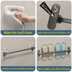 Bathroom Towel Bar Wall Mounted Towel Holder Bathroom Accessories
