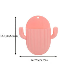Wall mounted Cactus Storage Box Bathroom Punch Makeup Tool Storage Rack
