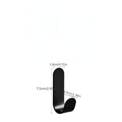 Wall Organizer Hook Key Cloth Hanger Holder Rack Bathroom Towel Rack