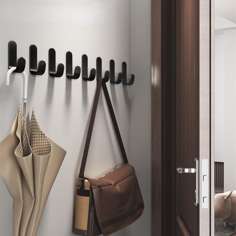 Wall Organizer Hook Key Cloth Hanger Holder Rack Bathroom Towel Rack