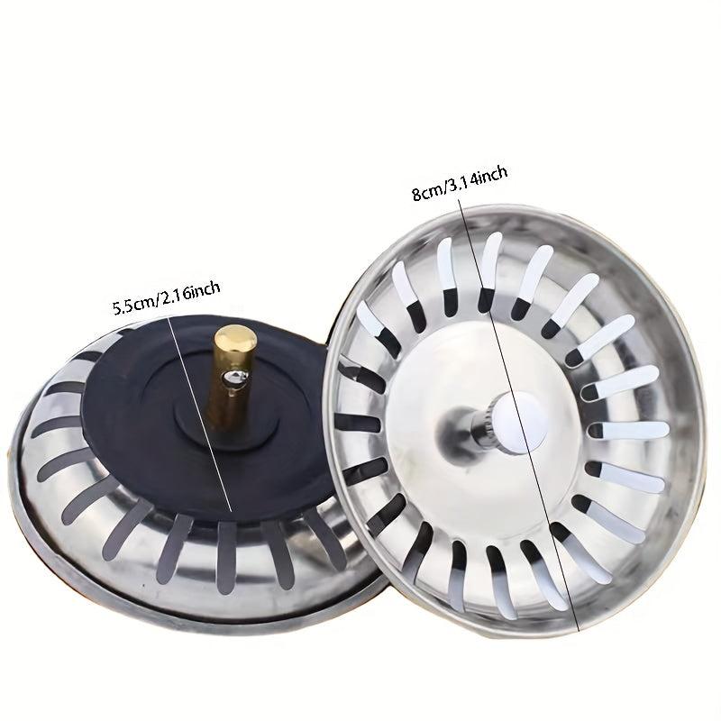 Stainless Steel Sink Drain Filter Anti Clog Drain Stopper Sink Drain Strainer