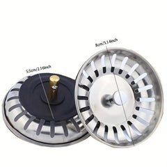 Stainless Steel Sink Drain Filter Anti Clog Drain Stopper Sink Drain Strainer