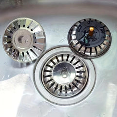 Stainless Steel Sink Drain Filter Anti Clog Drain Stopper Sink Drain Strainer