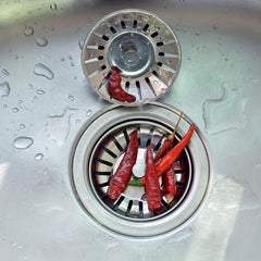 Stainless Steel Sink Drain Filter Anti Clog Drain Stopper Sink Drain Strainer