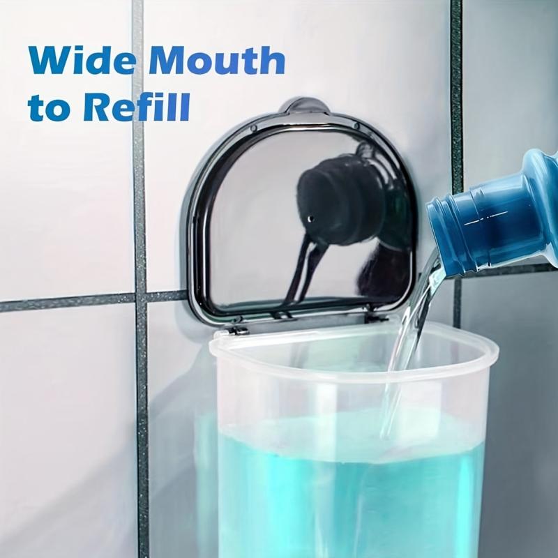2pcs Wall Mounted Mouthwash Dispenser 21oz - Bathroom Accessory