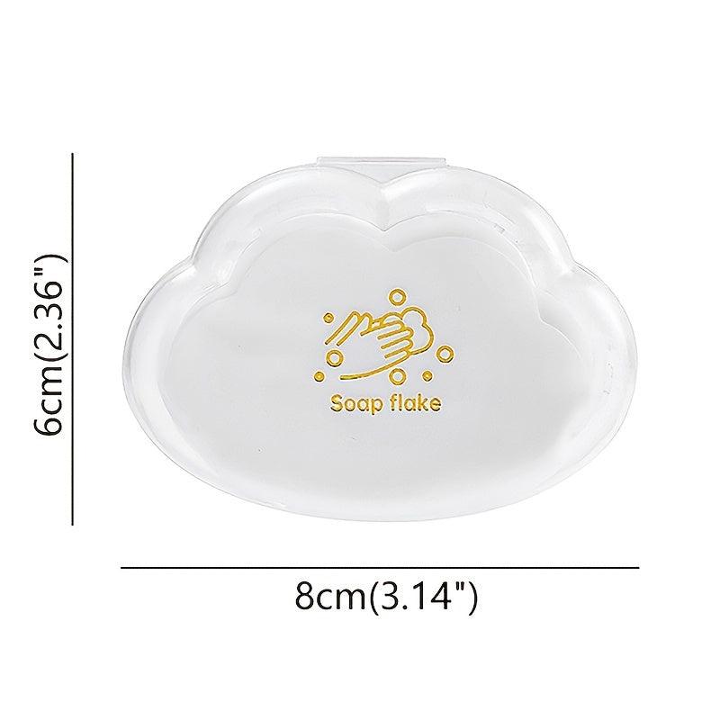 50pcs Portable Disposable Petal Soap Sheets for Outdoor Travel Camping