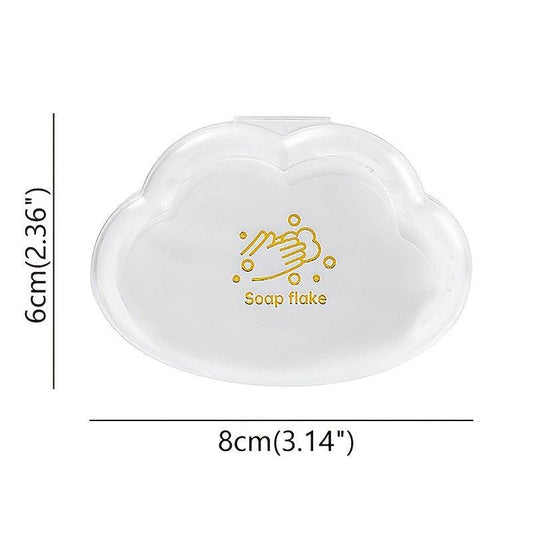 50pcs Portable Disposable Petal Soap Sheets for Outdoor Travel Camping