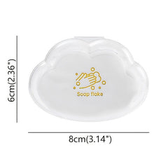 50pcs Portable Disposable Petal Soap Sheets for Outdoor Travel Camping