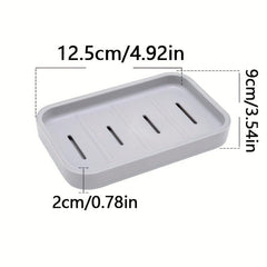 Double Layer Drain Soap Box Plastic Soap Dish Portable Soap Holder