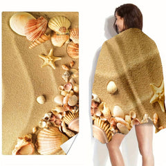 Large Microfiber Beach Towel Fast Drying Lightweight & Absorbent
