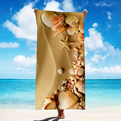 Large Microfiber Beach Towel Fast Drying Lightweight & Absorbent