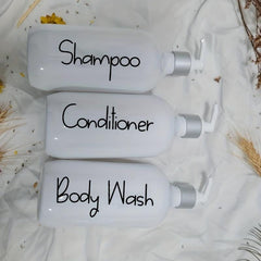 3pcs 500ml Soap Dispenser Countertop Bathroom Liquid Soap