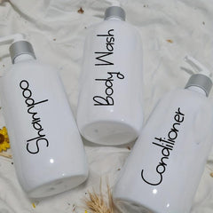 3pcs 500ml Soap Dispenser Countertop Bathroom Liquid Soap