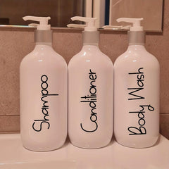 3pcs 500ml Soap Dispenser Countertop Bathroom Liquid Soap