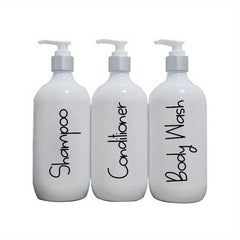 3pcs 500ml Soap Dispenser Countertop Bathroom Liquid Soap