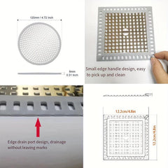 Stainless Steel Floor Drain Cover Shower Drain Protector Bathtub Drain Strainer