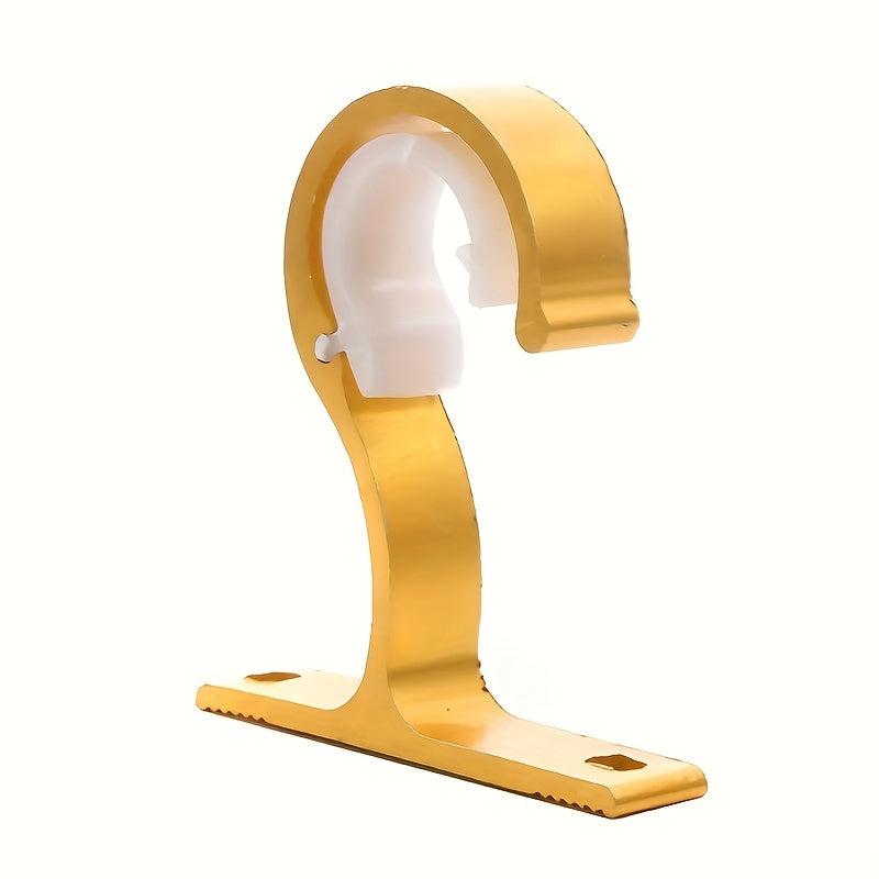 1pc Curtain Rod Holder Heavy Duty Drapery Rod Holders Bathroom Accessories