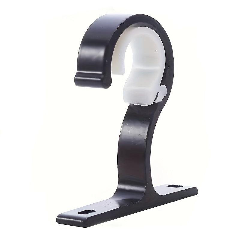 1pc Curtain Rod Holder Heavy Duty Drapery Rod Holders Bathroom Accessories