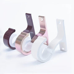 1pc Curtain Rod Holder Heavy Duty Drapery Rod Holders Bathroom Accessories