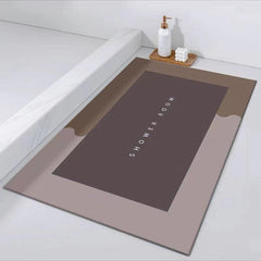 Absorbent Bathroom Mat Quick Drying Microfiber Carpet