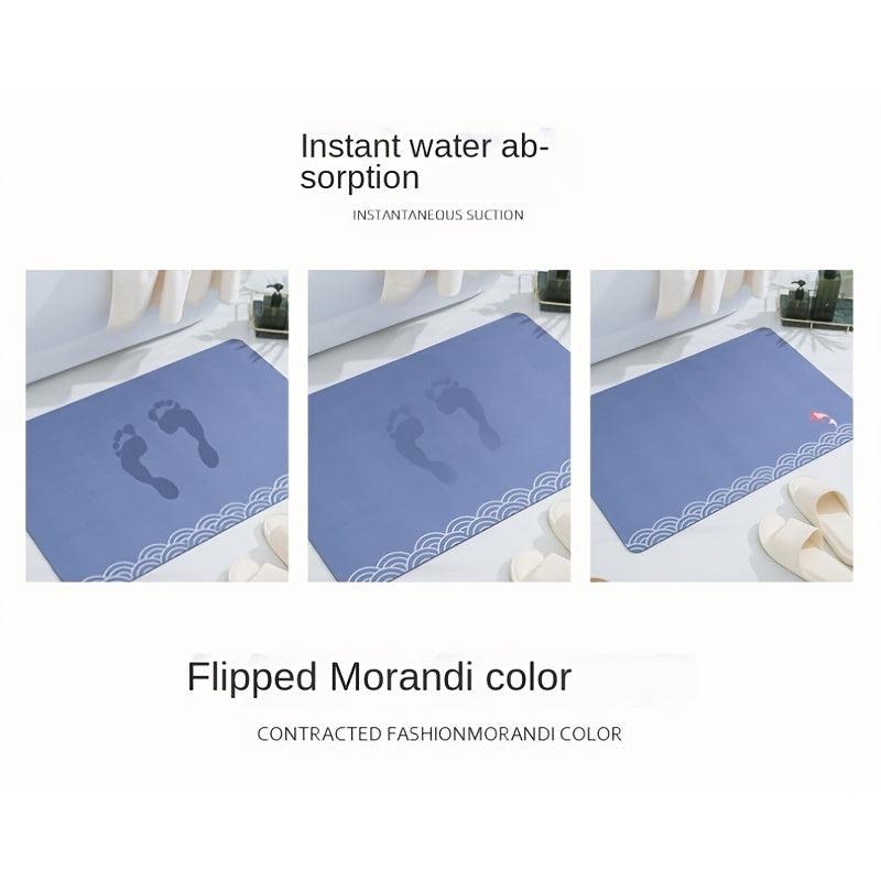 Absorbent Bathroom Mat Quick Drying Microfiber Carpet