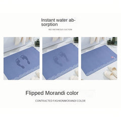 Absorbent Bathroom Mat Quick Drying Microfiber Carpet