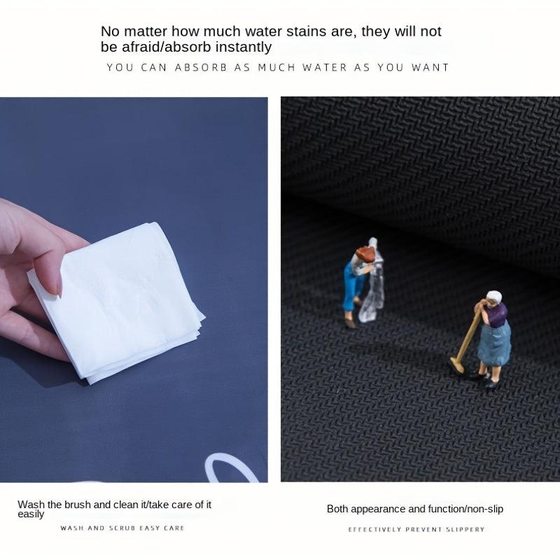 Absorbent Bathroom Mat Quick Drying Microfiber Carpet
