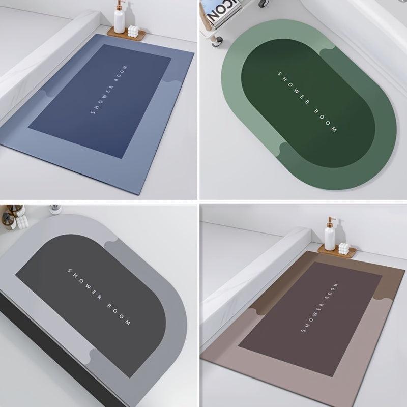 Absorbent Bathroom Mat Quick Drying Microfiber Carpet