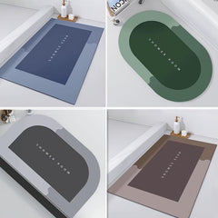 Absorbent Bathroom Mat Quick Drying Microfiber Carpet
