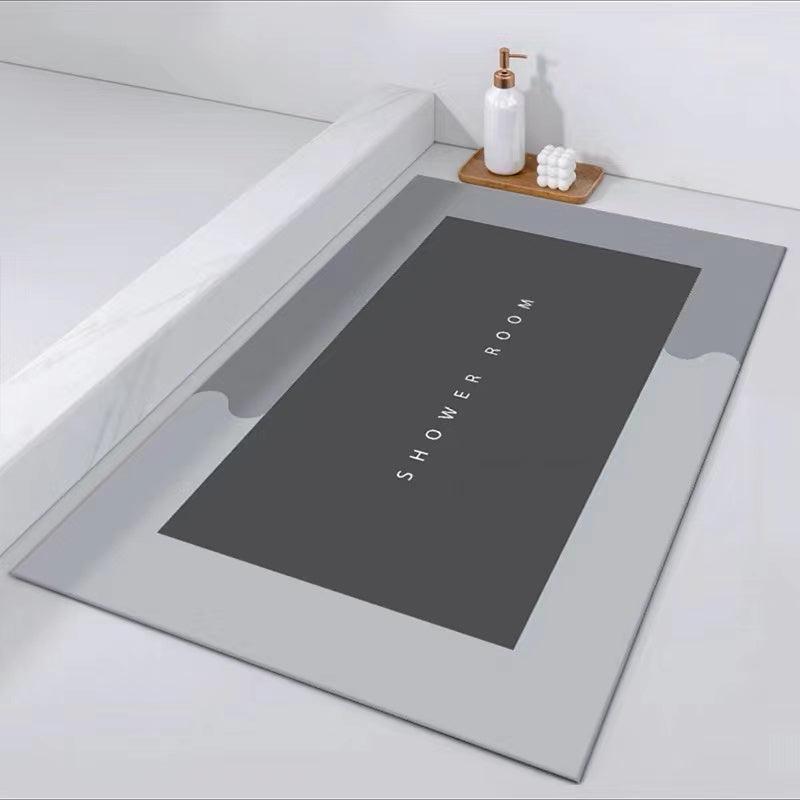Absorbent Bathroom Mat Quick Drying Microfiber Carpet