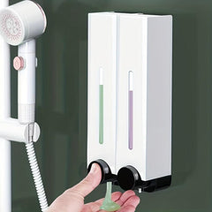 Wall Mounted Shampoo and Conditioner Dispenser L