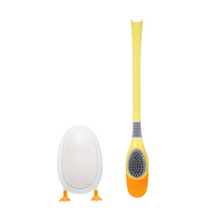 Silicone Toilet Brush Set Diving Duck Wall Floor Standing Long Handled TPR