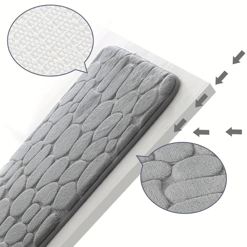 Soft Coral Velvet Pet Mat with Memory Foam Grey