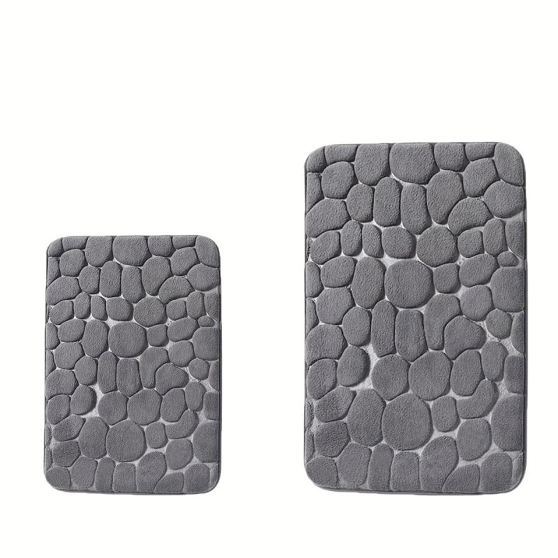 Soft Coral Velvet Pet Mat with Memory Foam Grey