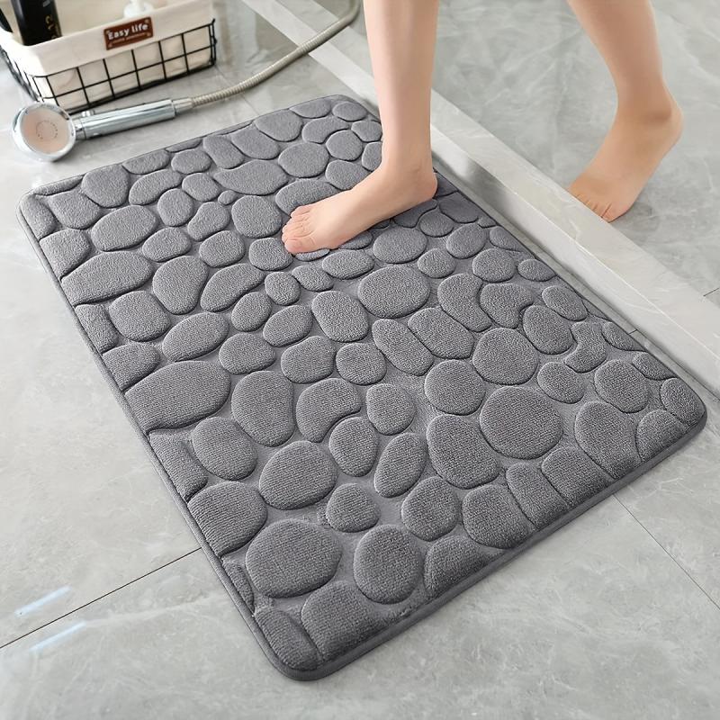 Soft Coral Velvet Pet Mat with Memory Foam Grey