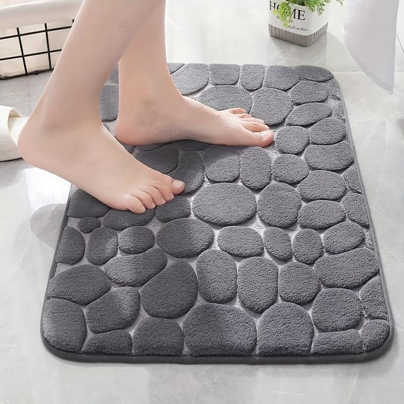 Soft Coral Velvet Pet Mat with Memory Foam Grey