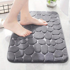 Soft Coral Velvet Pet Mat with Memory Foam Grey