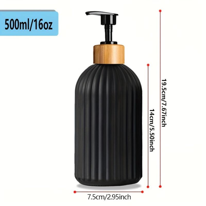2pcs Hand Soap And Dish Soap Dispenser Set Letter Graphic Lotion Dispenser