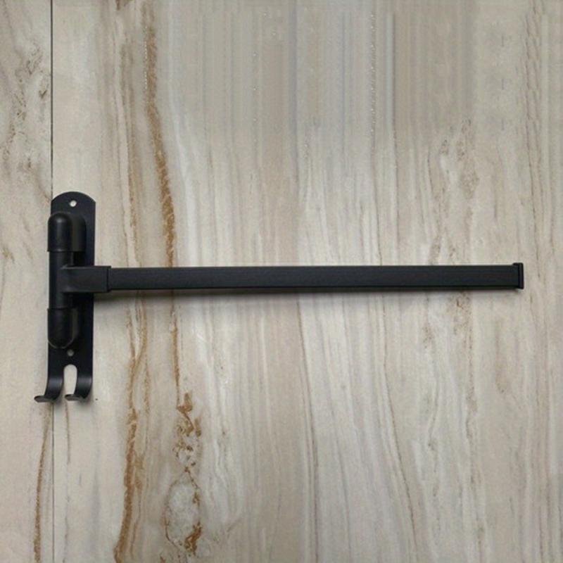 Wall Mounted Rotating Towel Bar Stainless Steel Towel Rack For Bathroom