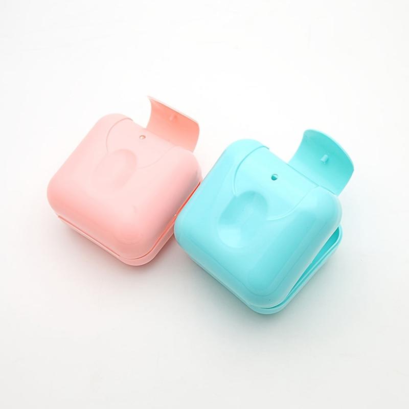 Portable Travel Soap Dispenser with Lid Convenient and Hygienic