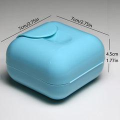 Portable Travel Soap Dispenser with Lid Convenient and Hygienic