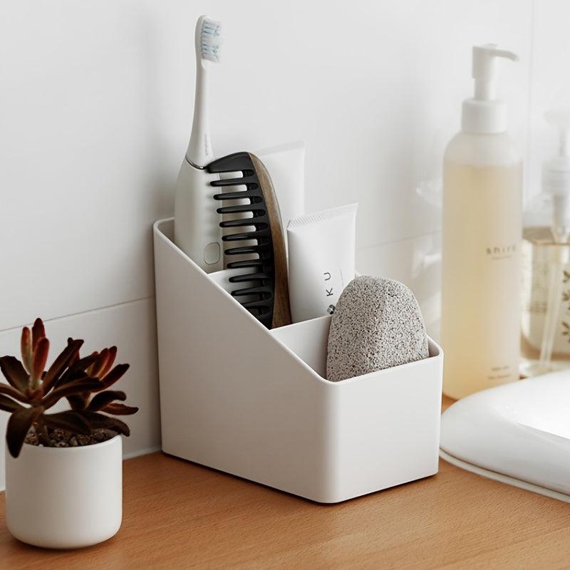 1pc grid Makeup Storage Box for Home and Bathroom Use