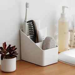 1pc grid Makeup Storage Box for Home and Bathroom Use