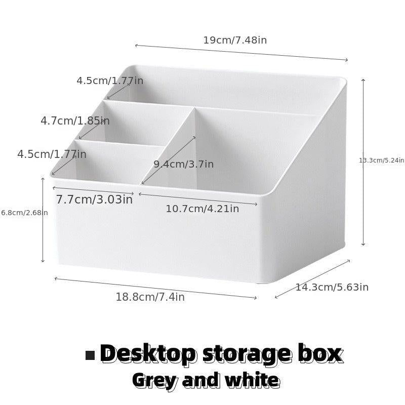 1pc grid Makeup Storage Box for Home and Bathroom Use