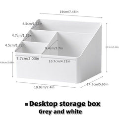 1pc grid Makeup Storage Box for Home and Bathroom Use