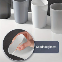 1pc Plastic Toothbrush Holder Bathroom Cup Reusable Drinking Cup