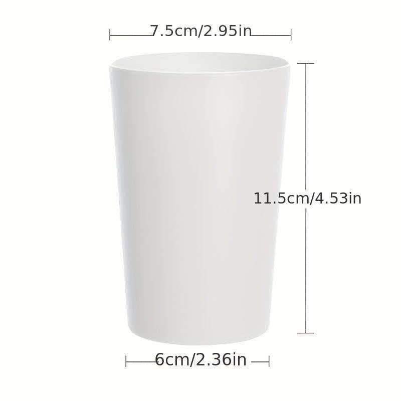1pc Plastic Toothbrush Holder Bathroom Cup Reusable Drinking Cup